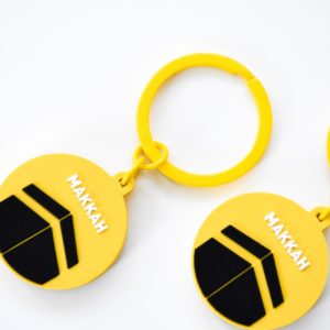 Round Mecca Keyring