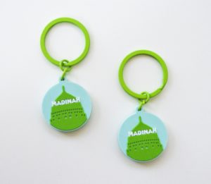Round Madina Keyring