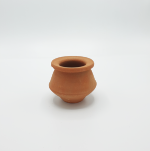 Mini Wide Necked Handmade Clay Pot
