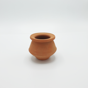 Mini Wide Necked Handmade Clay Pot